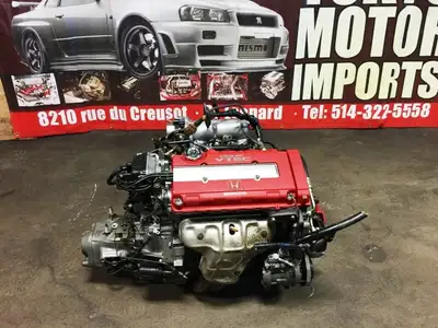 JDM HONDA CIVIC B16B TYPE R 1.6L OBD2 1998+ ENGINE, MT LSD TRANSMISSION, ECU. COMPLETE SWAP FOR SALE...