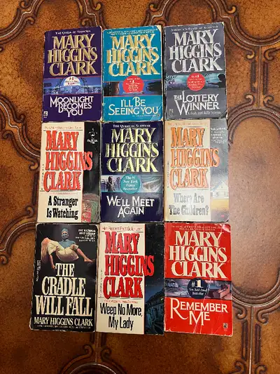 Ten Books by Mary Higgins Clark, View more