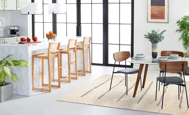 7x7 Square Safavieh New Zealand Wool Hand-knotted Area Rug in Rugs, Carpets & Runners in Markham / York Region - Image 2