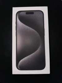 Brand New iPhone 15 Pro 128gb Titanium Unlocked
