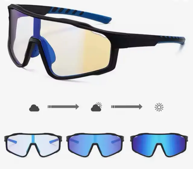 SMART COLOUR CHANGING SPORTS SUNGLASSES UV400 in Mountain in St. Catharines - Image 4