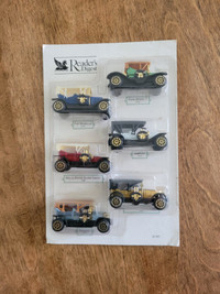 Set of vintage miniature cars from Readers Digest England 1970