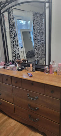 Ashley dresser,mirror, nightstand and jewelery stand