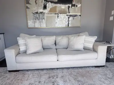 2x Ashley Maggie Sofas - W: 96 In, H: 37 In, D: 40 In, View more