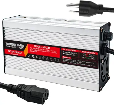Waouks 72V 3A  Lead Acid Battery  Charger DC 82.8V Output 3pin, View more