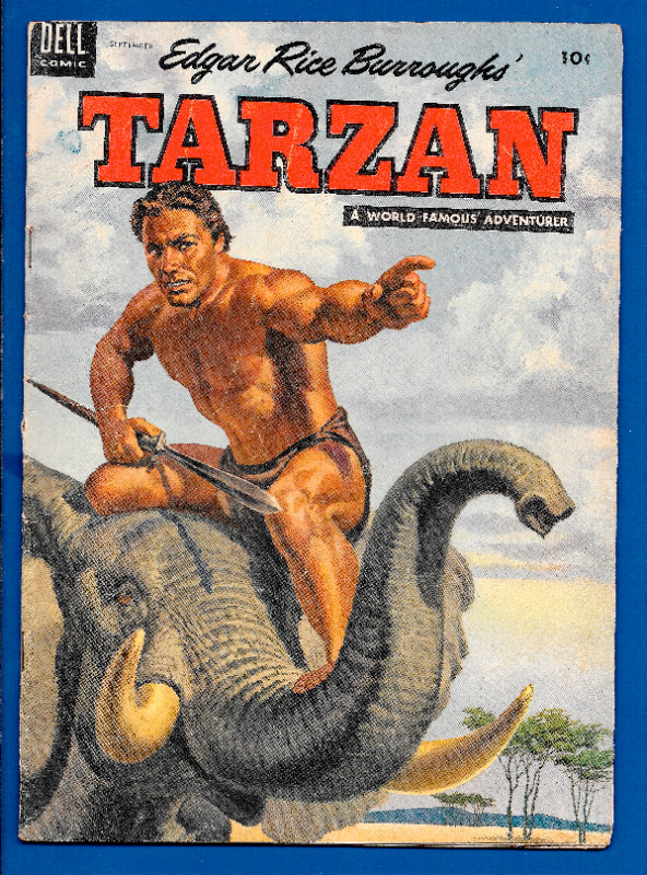 Edgar Rice Burroughs' TARZAN #60 DELL (1954) Vintage Nice Sharp in Comics & Graphic Novels in Stratford