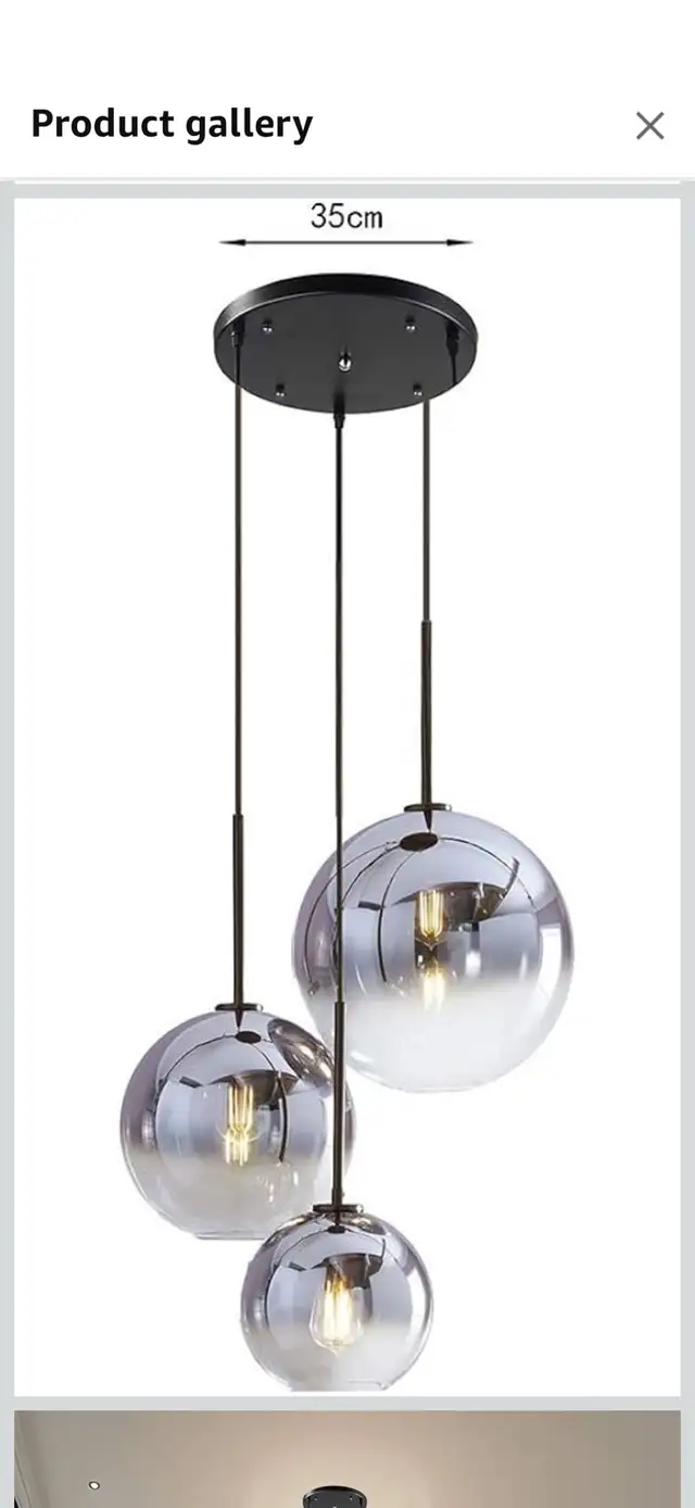 Silver Pendant Light in Indoor Lighting & Fans in Mississauga / Peel Region - Image 4