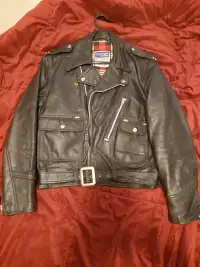 British Cycle Leathers D pocket Vintage Biker jacket 60s 