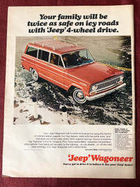 1966 Jeep Waggoner 4-Wheel Drive Original Ad