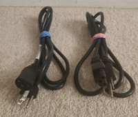 AC Power Supply Cord Cable - 6ft 3-Prong 3-pin - Computer Laptop