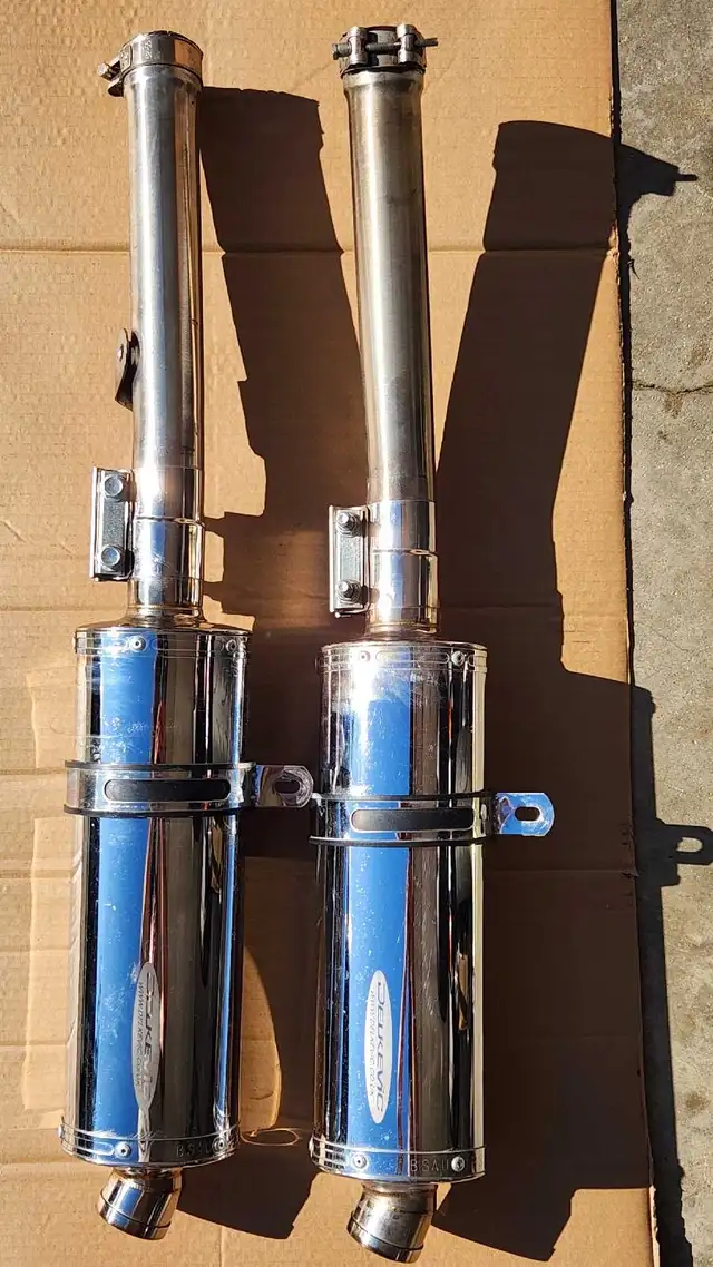 Delkevic Exhaust pipes.  in Motorcycle Parts & Accessories in Hamilton - Image 3
