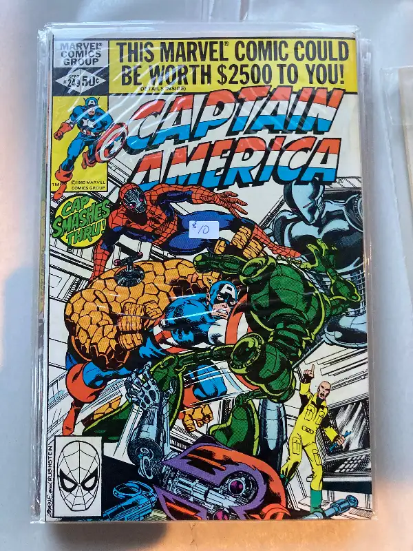 Marvel  Comics Captain America Comics, Collector Grade in Comics & Graphic Novels in Trenton - Image 4