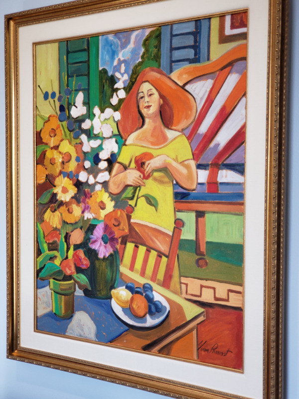 Yvon Provost"La matinée d'Éloïse"huile 24x30/ oil on canvas dans Art et objets de collection  à Longueuil/Rive Sud - Image 2