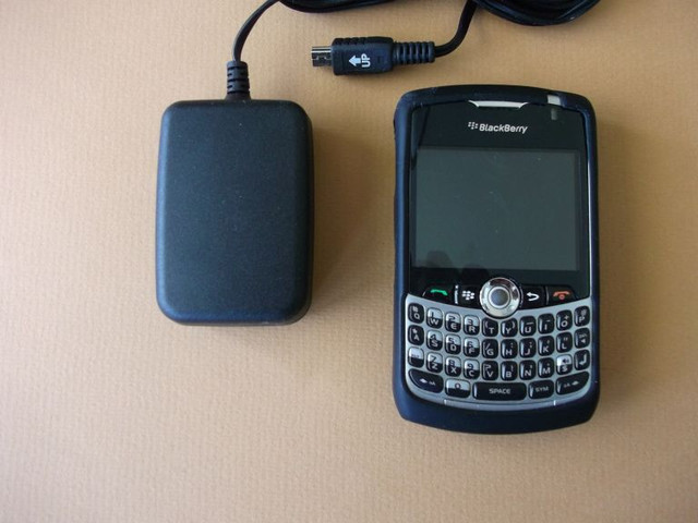 Blackberry Cellphone,8330,+adapter and case,Battery,Card in Cell Phones in City of Toronto - Image 2