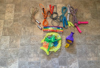Skipping Ropes and Beach Sand Toys Some New
