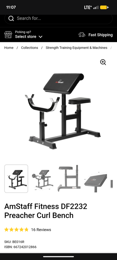 Preacher curl bench, View more