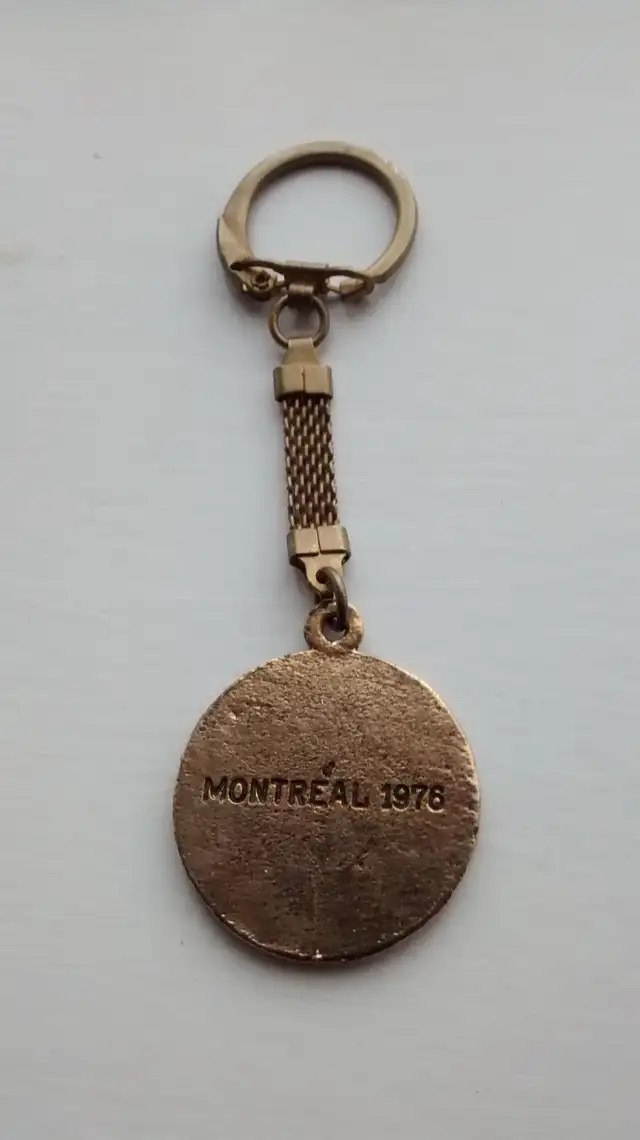 Vintage 1976 Montreal Olympics Keychain62863267881219121