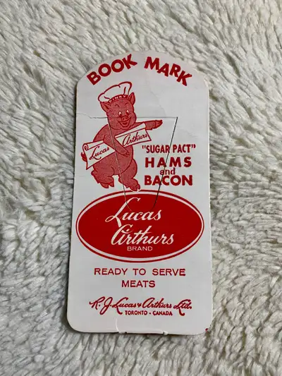 R.J. Lucas & Arthurs Ltd - Book Marker (Vintage), View more