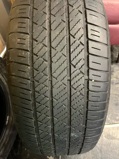 Four 225 55r 17 Bridgestone Potenza tires Easily another season or two in these tires.