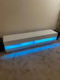 TV Cabinet/Stand w/ RGB lighting. For up to 75 Inch TVs.