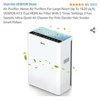 air purifier, large size for 1620sq ft. , brand new