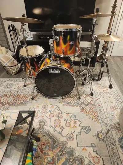 Trade Pearl Export drums for Sabian Cymbals., View more