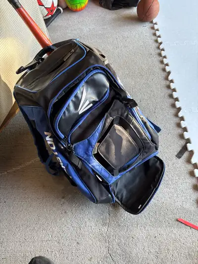Easton Blue & Black Baseball Backpack - Youth, View more