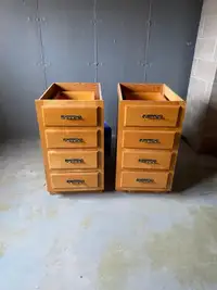 2 sets of drawers - make your own desk by adding a topper!