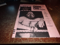 1970 quebec wrestling program lutte Grand-prix paul leduc bleedi