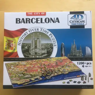 NEUF - Casse-tête 3D / Puzzles 3D, BARCELONE - 1200 pièces (K2), View more