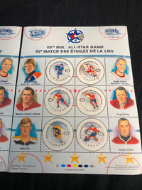 NHL All-Star Postage Stamps