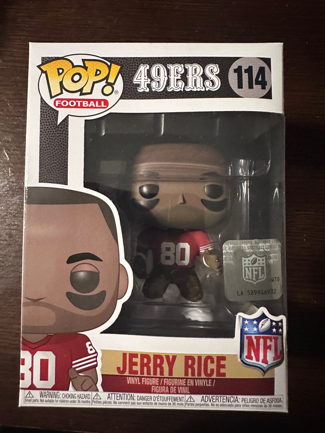 Funko Pop NFL Jerry Rice in Toys & Games in La Ronge