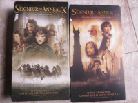 2 VHS  LE SEIGNEUR DES ANNEAUX