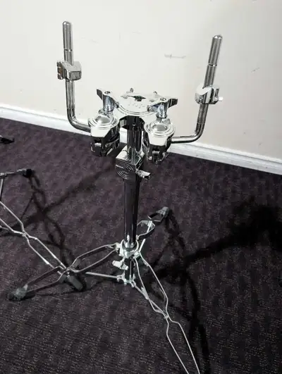 DW and Tama, Double Tom Holder Stands. like new., View more