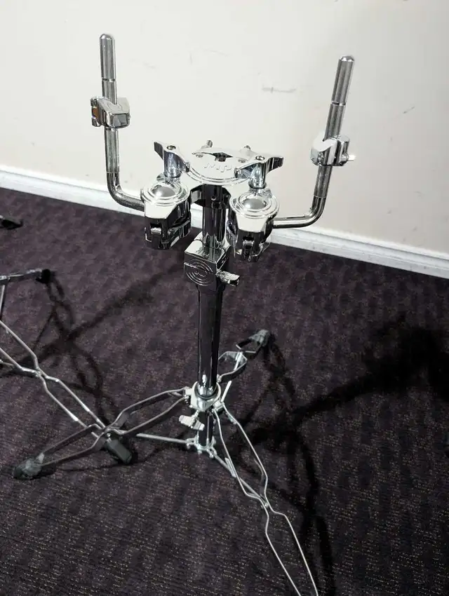 DW and Tama, Double Tom Holder Stands. like new. in Drums & Percussion in Oshawa / Durham Region - Image 2