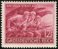 WW2 German Reich stamp 1945 Volkssturm 908 MNH