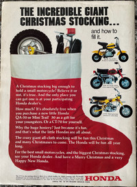 1972 Honda QA-50/Mini Trail 50/CT-70 Original Ad