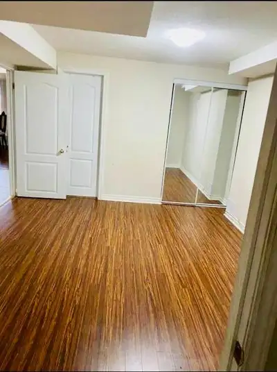 Two bedroom workout basement for rent