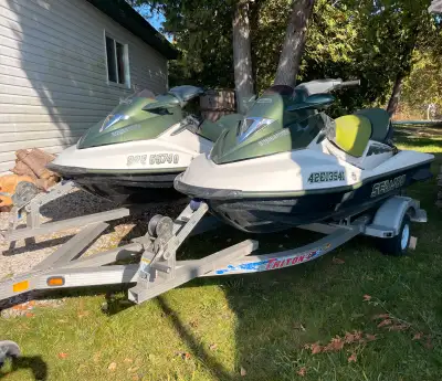 Brand new engines. Run excellent. Fun fun fun on the water.