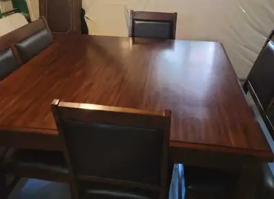 Dining Table Set with 6 Chairs (extra-tall bar), View more