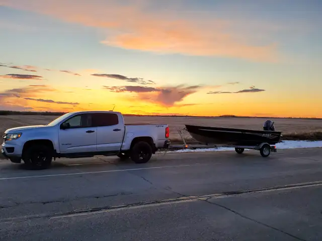 !!!SOLD!!!    14' FISHING/UTILITY BOAT, OUTBOARD MOTOR & TRAILER in Powerboats & Motorboats in Lloydminster - Image 2