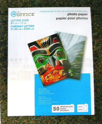 Premium Matte Photo Paper  $5 per box