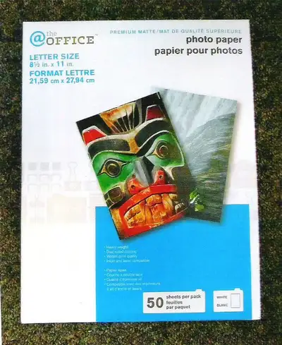 Premium Matte Photo Paper  $5 per box, View more