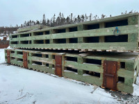 15 Ton Wooden Barge (2 Sections) - 25’ X 20’ X 35”