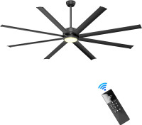 NEW: Ohniyou 84" Large Industrial Ceiling Fans with Lights