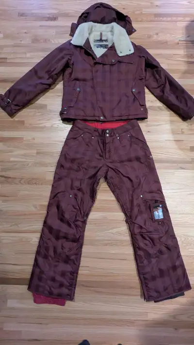 Burton Women Size L Maroon Ski Snowboard, View more