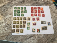 49  VINTAGE CANADIAN STAMPS FROM  1949 & ON