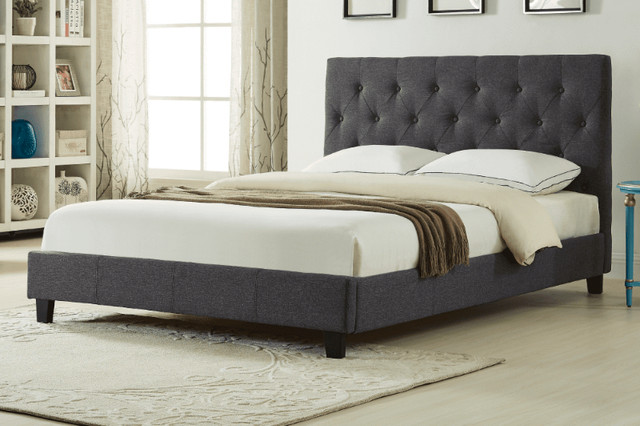 Lord Selkirk Furniture - T2366 - Bed Frames in Charcoal in Beds & Mattresses in Winnipeg