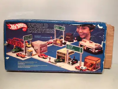 Vintage 1981 Mattel Hot Wheels World Toy Builder Set #5055 w Box, View more