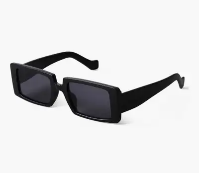 Retro 90s Rectangle Sunglasses – Fashionable for Women | UV400, View more